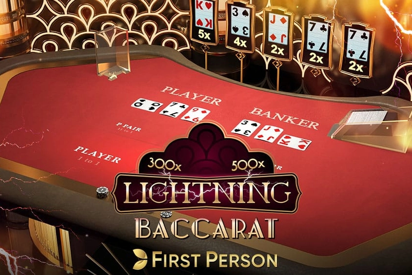 First Person Lightning Baccarat -