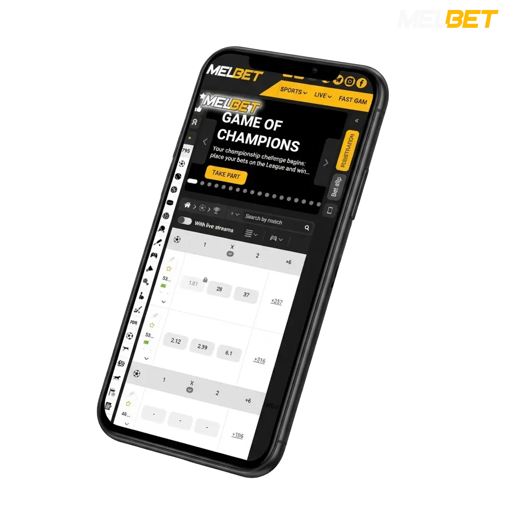 App Melbet para Android e iOS: apostas esportivas e cassino, Pix e Boleto, bônus 100% até R$1.200