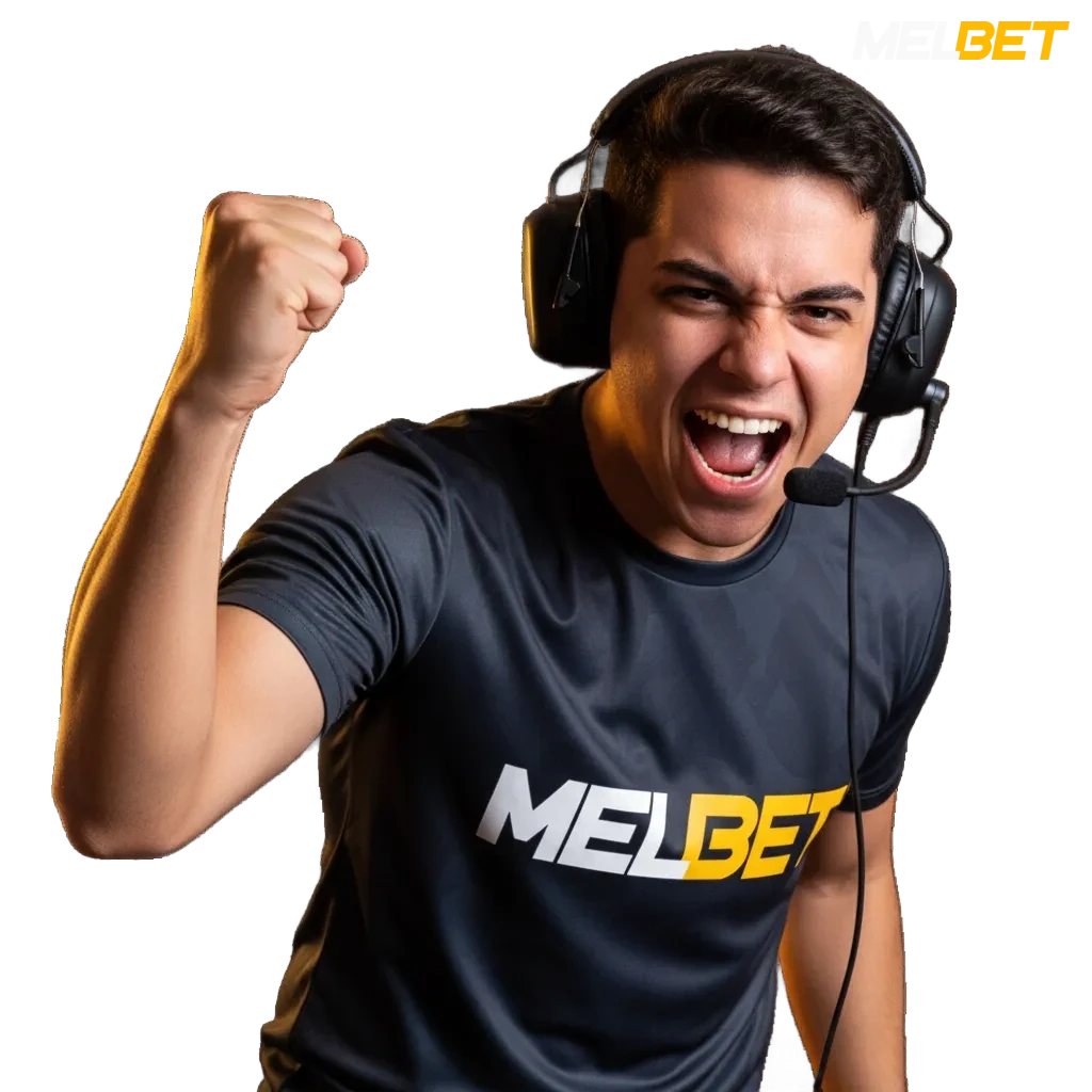 Banner de apostas em e-sports no Brasil na Melbet: CS2, LoL e Valorant, bônus 100% até R$1200, odds fortes e app móvel.