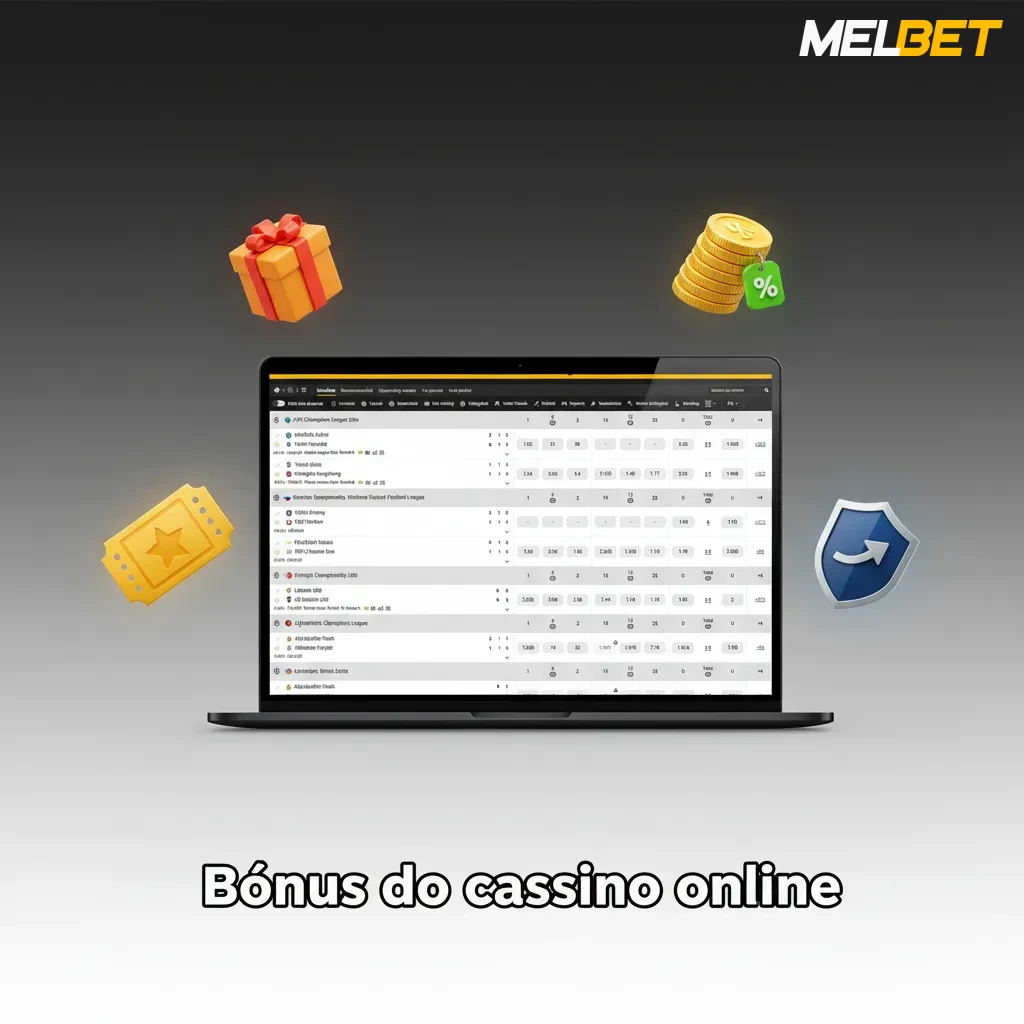 Banner de bônus do cassino online: recarga de slots 50%, cashback ao vivo 10%, torneios diários, rodadas grátis e loteria.