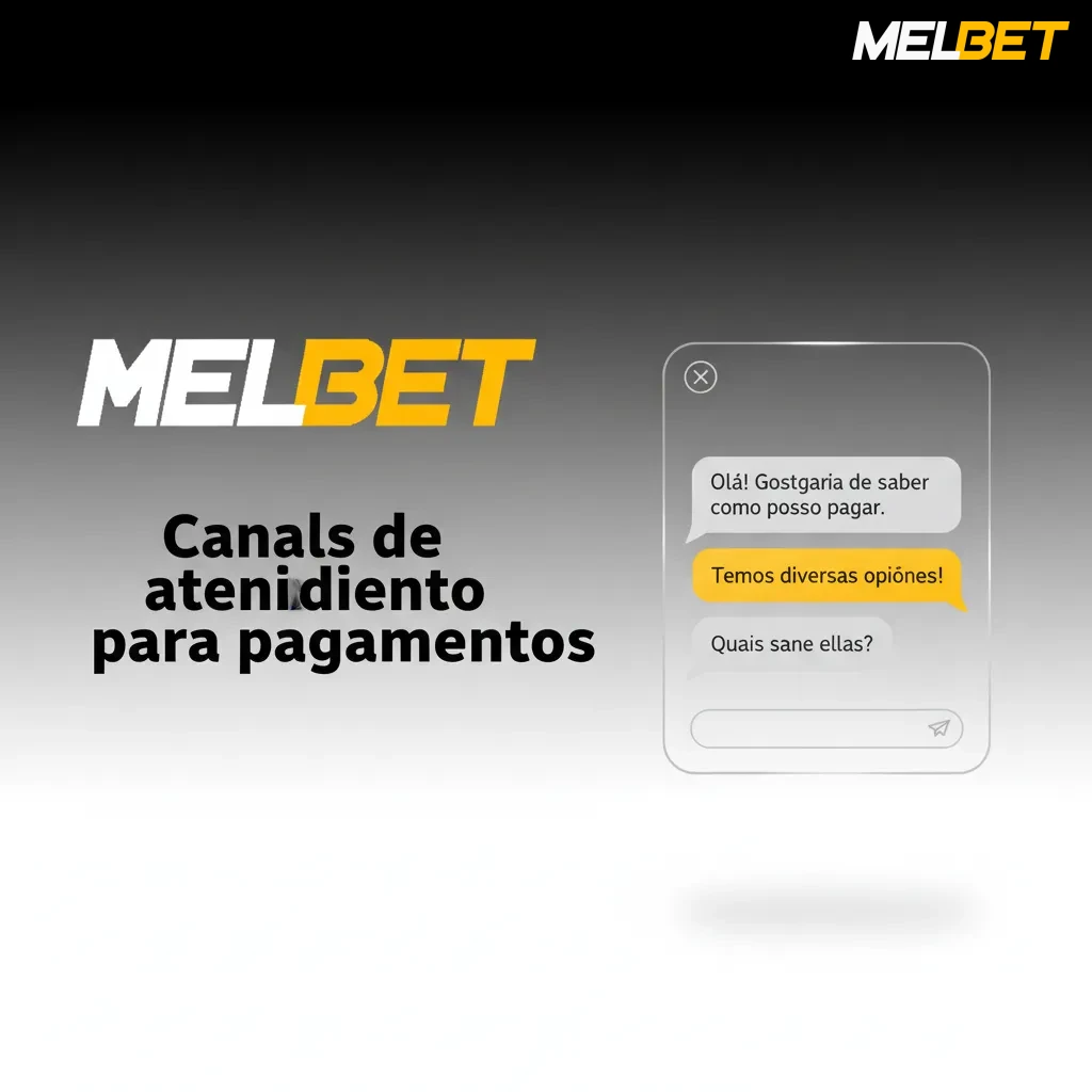 Banner com canais de atendimento para pagamentos: chat ao vivo, e-mail, central de ajuda e chat no app. Informe ID da conta.