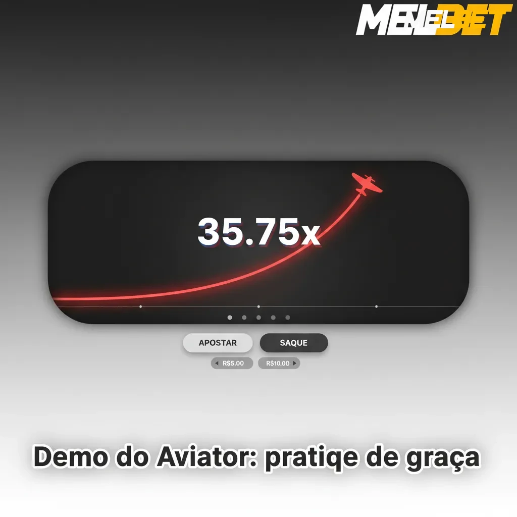 Tela do Aviator em modo demo na Melbet, com saldo virtual, multiplicador subindo, opções de aposta dupla e auto cashout.