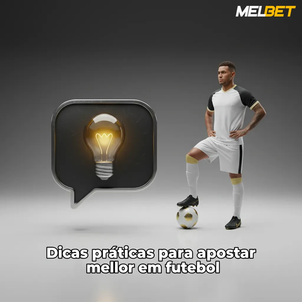 Infográfico em português com dicas para apostar melhor em futebol: análise de forma, elenco, tática, odds e gestão da banca.