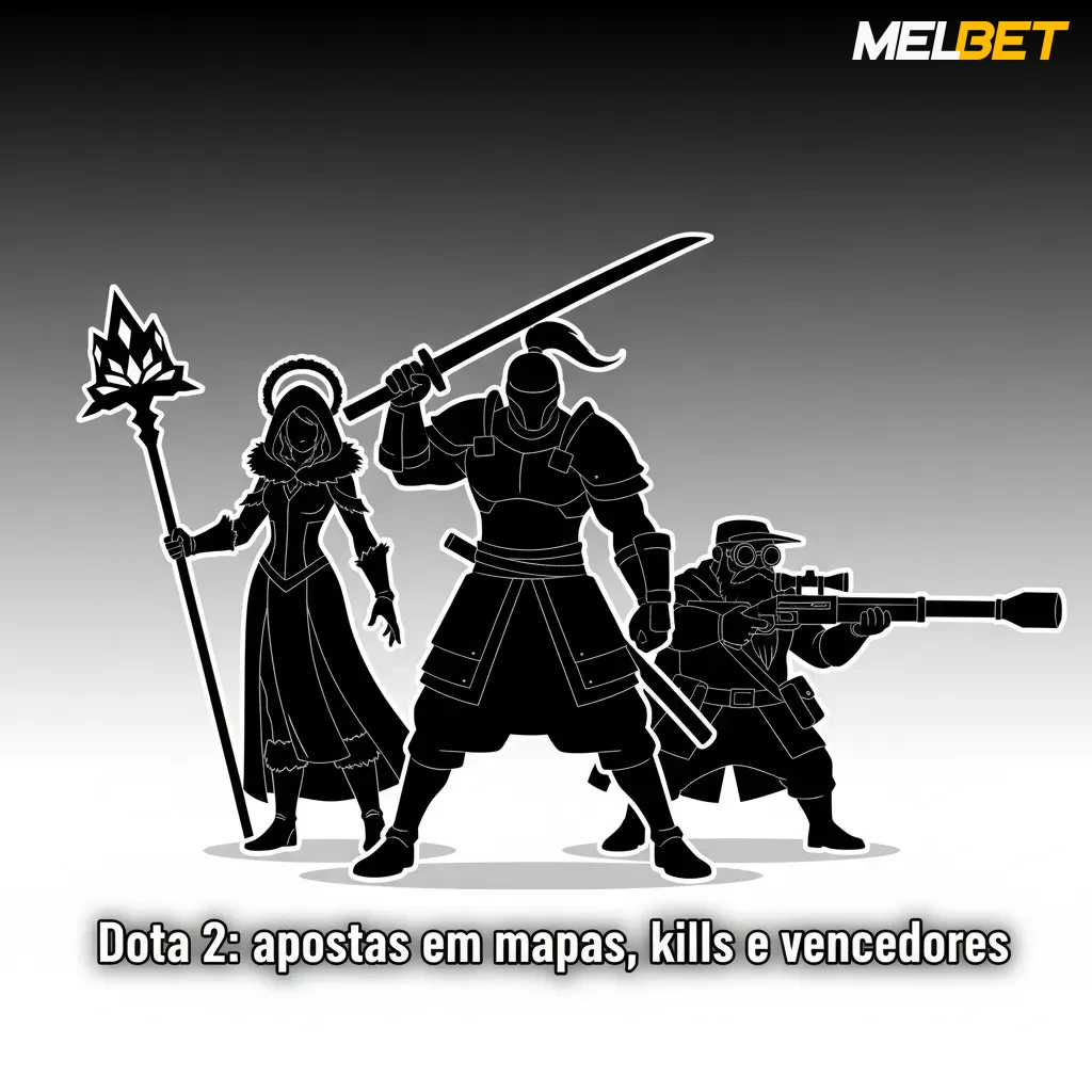 Banner Dota 2: apostas em vencedor, mapas e kills, odds ao vivo; destaque para The International, ESL One e DreamLeague.