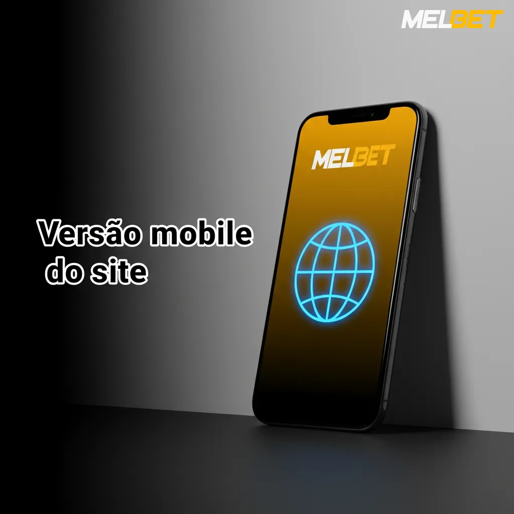 Versão mobile do site em smartphone e tablet, com ícones de esportes, cassino, pagamentos e suporte.