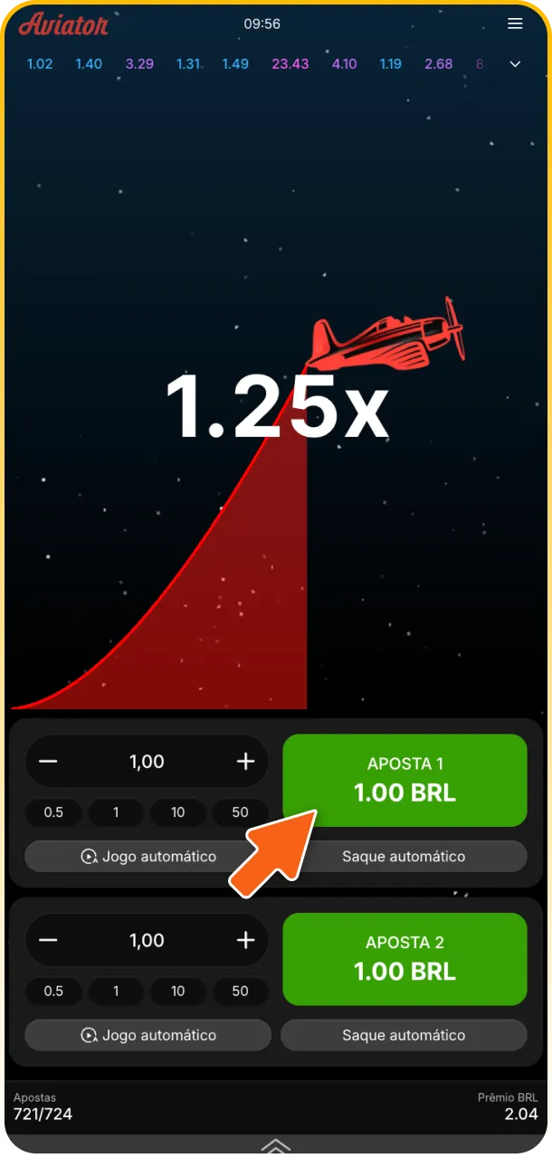 Siga o multiplicador do Aviator para ganhar prêmios na Melbet.